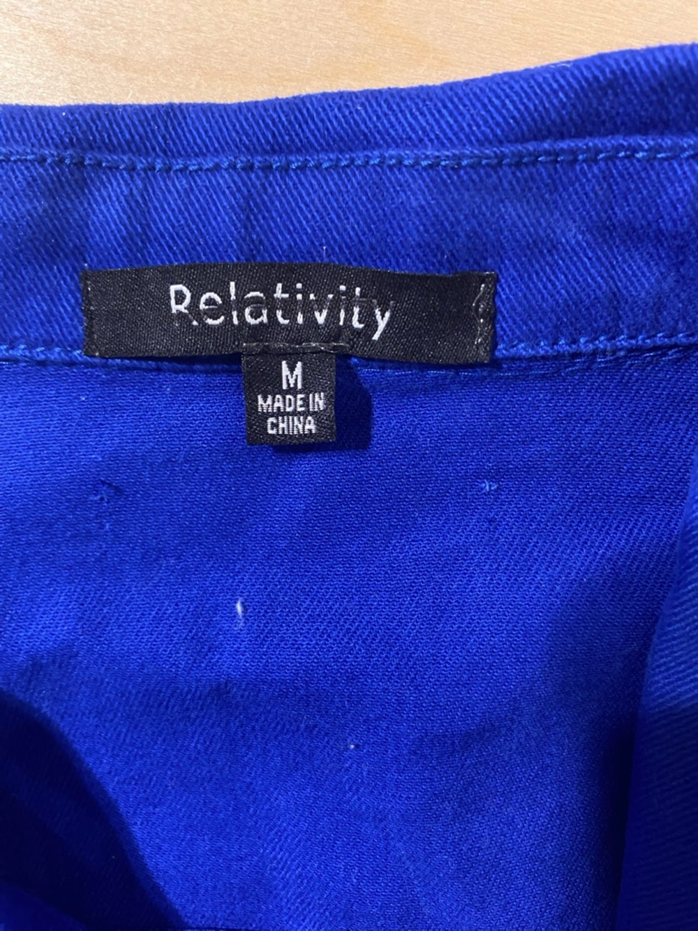 Relativity Cobalt Blue Denim Jacket Medium (QY) - Picture 4 of 6